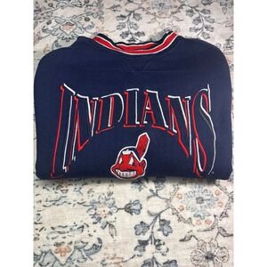 Vtg 90's Cleveland Indians sweatshirt Brand LOGO 7 size Large